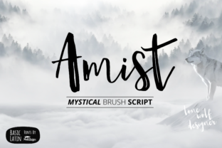 Amist: A Handwritten Font for Creative Makers