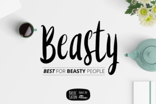 Beasty: A Handwritten Font for Creative Projects