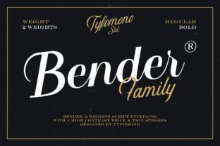 Bender: A Playful Script Font