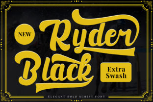 Black Ryder: A Bold Font for Business Branding