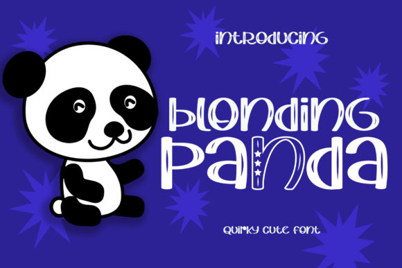 Blonding Panda: A Cute Font for Web Design
