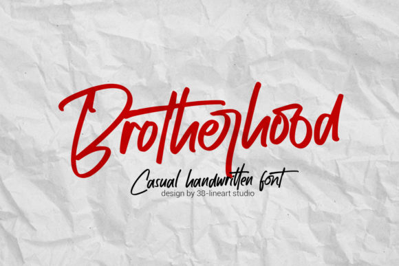 Brotherhood: A Bold Script for Designers