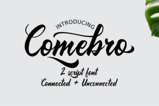 Comebro: A Playful Script Font