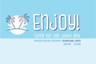 Enjoy: A Script Font for Real Projects