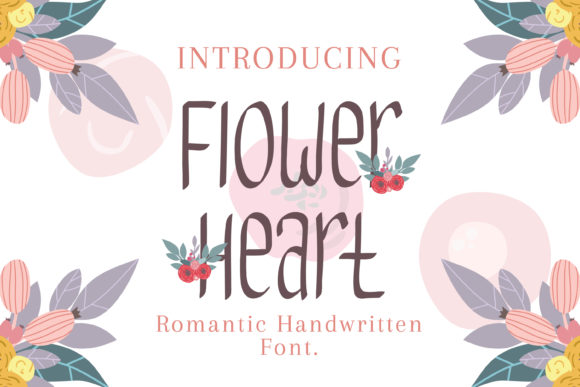 Flower Heart Font Review
