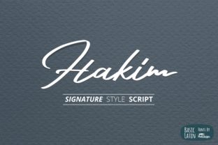 Hakim: A Luxurious Handwritten Font