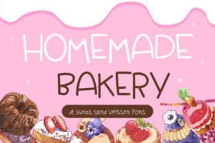 Homemade Bakery Font for Creative Campaigns