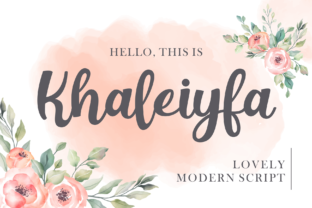 Khaleiyfa: Elegant Script Font for Creators