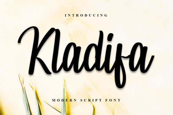 Kladifa: A Playful Script Font