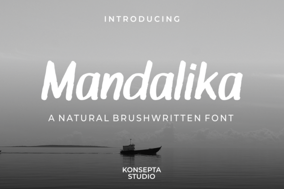 Mandalika: A Natural Brush Font for Creative Brands