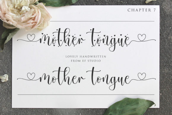 Mother Tongue Font Review