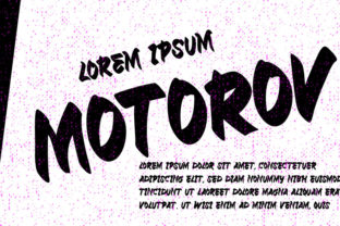 Motorov: A Timeless Script Font