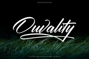 Ouvality: A Modern Handwritten Font