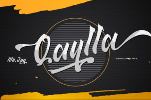 Qaylla Font: Retro Script for Web Design