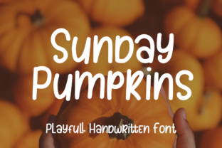 Sunday Pumpkins Font