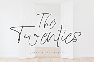 The Twenties: A Sweet, Stylish Script Font
