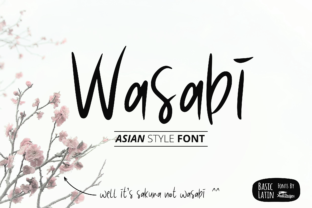 Wasabi: A Modern Handwritten Font